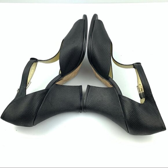 Paloma heels 7 Italian leather snakeskin print - Picture 5 of 12